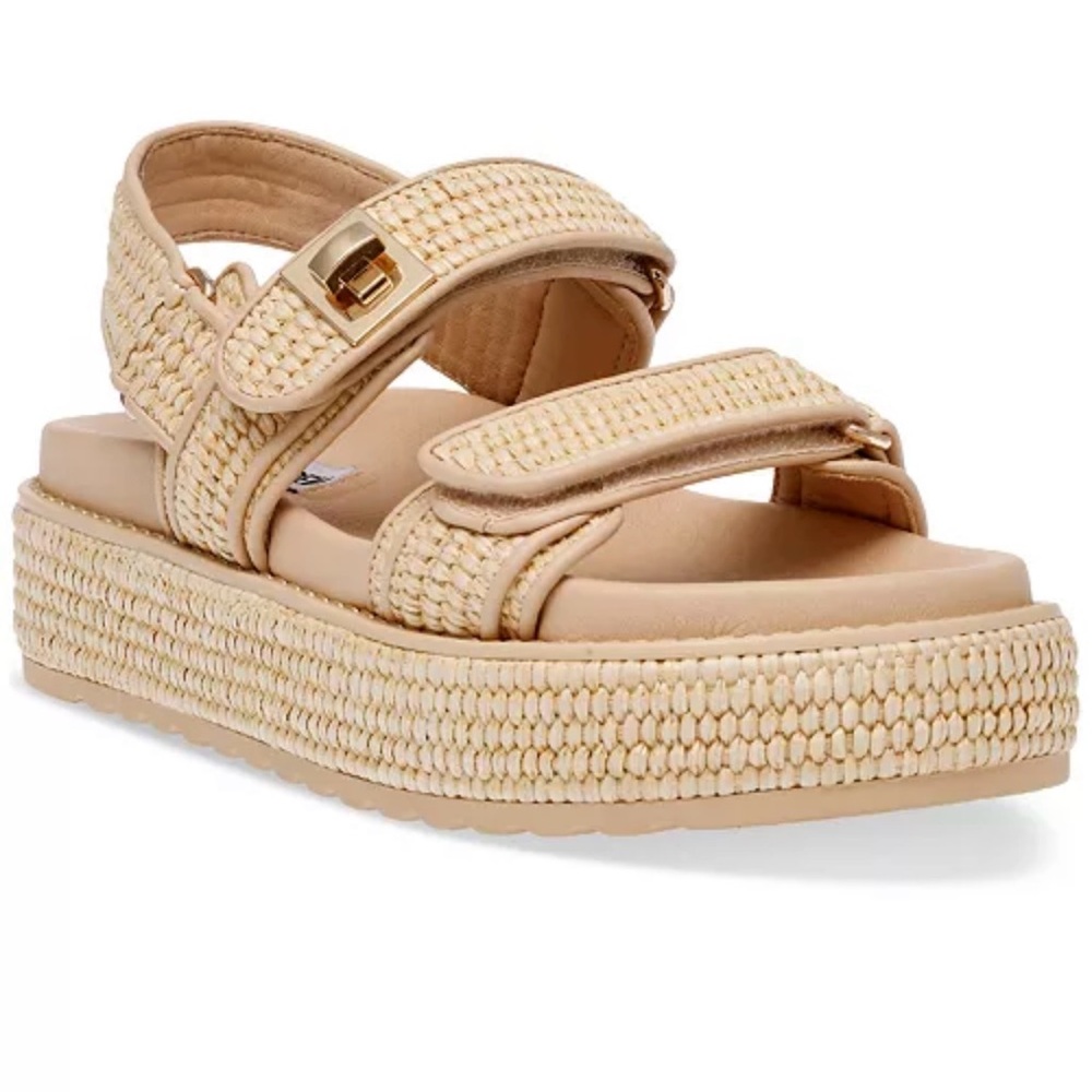 Steve Madden Women's Tan Platform Sandals